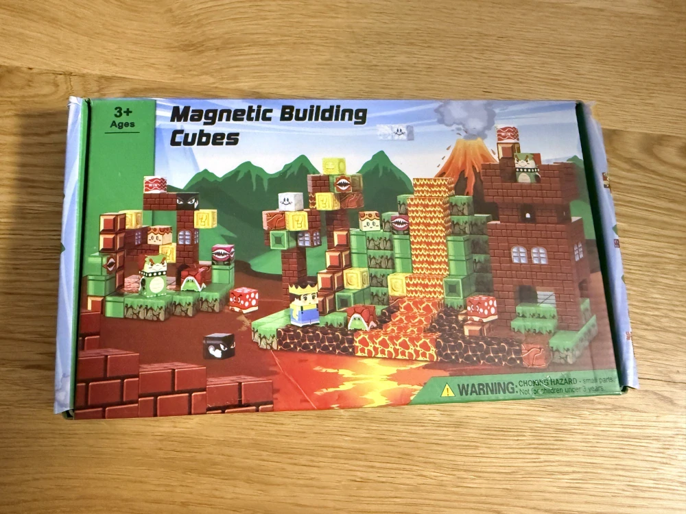 Magnetická stavebnice (60 ks) - Sopka