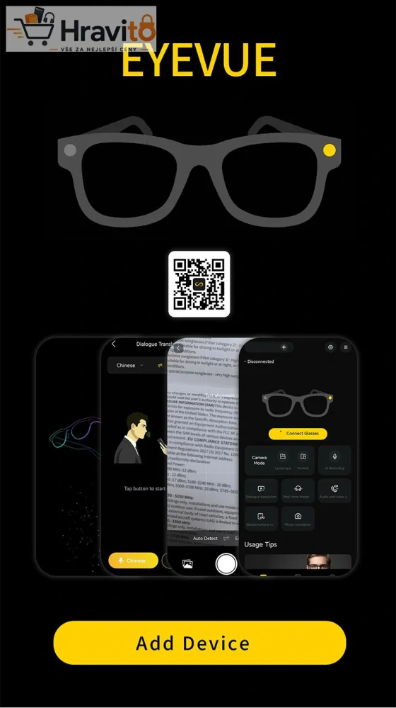 Chytré brýle - AI smart glasses